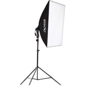 Kit Luz Contínua Softbox 50 X 70 + Tripe 2m Estúdio Vídeo